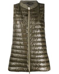 Herno Gilet matelassé à fermeture zippée - Vert