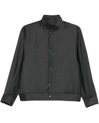 AYA MUSE - Pinstriped Bomber Jacket - Lyst