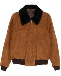 AURALEE - Chaqueta De Ante Con Cremallera - Lyst