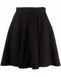 RED Valentino - Side-Buckled Mini-Skirt - Lyst