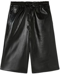Jil Sander - Leather Bermuda Shorts For - Lyst
