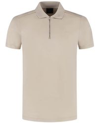 Paul & Shark - Zipped Polo Shirt - Lyst