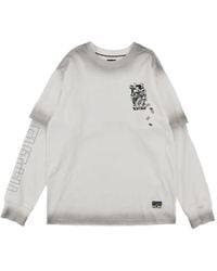 Evisu - Layered-Sleeve Graphic-Print T-Shirt - Lyst