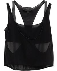 Gucci - Light Crêpe Jersey Bralette Set - Lyst