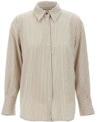 Marella - Camicia A Righe A Maniche Lunghe - Lyst