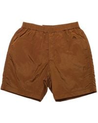 RANRA - Stroller Shiny Track Shorts - Lyst