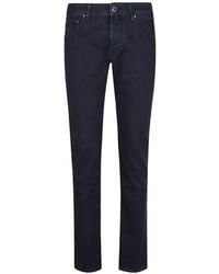 Jacob Cohen - Nick Slim Logo-Patch Jeans - Lyst