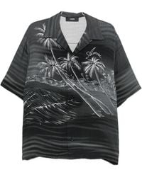 Amiri - Palm Tree-Print Shirt - Lyst