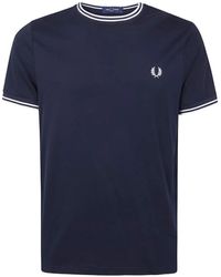 Fred Perry - Twin Tipped T-Shirt - Lyst