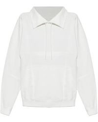 MM6 by Maison Margiela - Drawstring Pocket Hoodie - Lyst