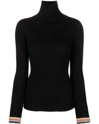 Etro - Trui Met Gestreepte Afwerking - Lyst