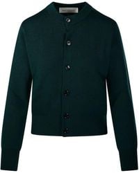 Ami Paris - Ami De Coeur Button-Up Cardigan - Lyst