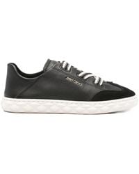 Jimmy Choo - Diamond Light Flex Leather Lace-Up Sneakers - Lyst