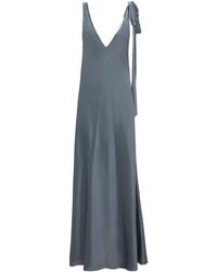JW Anderson - Tie-Fastening Silk Maxi Dress - Lyst