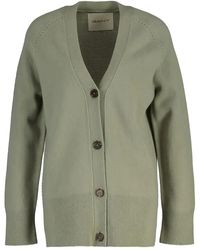 GANT - V-Neck Cardigan - Lyst