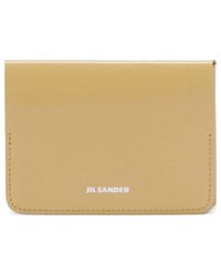 Jil Sander - Logo-stamp Leather Card Holder - Lyst