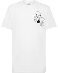 Philipp Plein - T-Shirt mit Wire Frame-Print - Lyst
