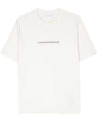 Calvin Klein - T-shirt Met Logo-reliëf - Lyst