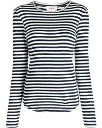 YMC - Charlotte Long-sleeve Striped T-shirt - Lyst