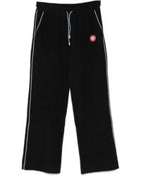 CASABLANCA - Embroidered-Logo Straight-Leg Trousers - Lyst