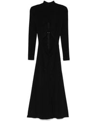 Nissa - Cut Out-Detail Midi Dress - Lyst