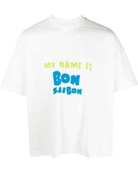 Bonsai - Graphic-Print Cotton T-Shirt - Lyst