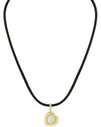 Lizzie Mandler - 18Ct Heart Opal Pendant Necklace - Lyst