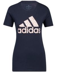 adidas - Floral-Logo T-Shirt - Lyst