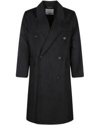 Amaranto - Double-Breasted Coat - Lyst