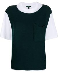 Jejia - Layered-effect Knitted T-shirt - Lyst