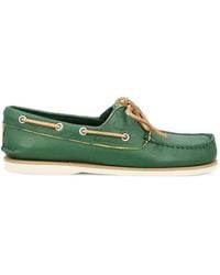 Timberland - Lace-Up Leather Boat Shoes - Lyst