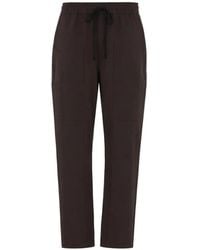 Thom Krom - Drawstring-Waist Panelled Trousers - Lyst