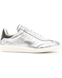 Isabel Marant - Bryce Metallic Leather Sneakers - Lyst