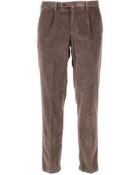 Briglia 1949 - Pleated Corduroy Trousers - Lyst