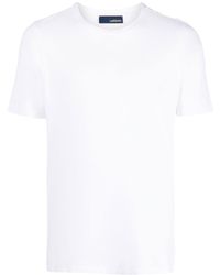 Lardini - Round Neck Short-sleeve T-shirt - Lyst