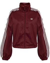 adidas - Top De Chándal Oversize Con Encaje - Lyst
