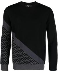 Fendi - Maglione con motivo FF - Lyst