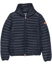 Save The Duck - Donald Quilted Hooded Jacket - Lyst