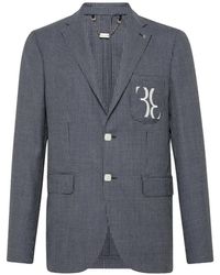 Billionaire - Blazer Double B À Motif Monogrammé - Lyst