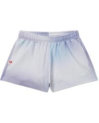 AAPE BY A BATHING AP - Gradient-Effect Logo-Print Shorts - Lyst