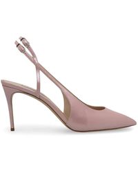 Casadei - Buckled Slingback Pumps - Lyst