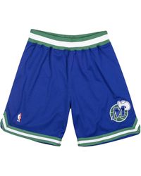 Mitchell & Ness - Dallas Mavericks 1998/99 Authentic Shorts - Lyst