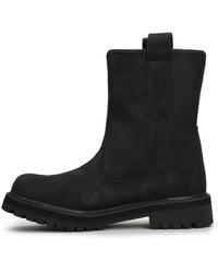 Timberland - Heritage Logo-Debossed Pull-On Biker Boots - Lyst