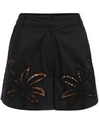 Hemant & Nandita - Lani Cotton Mini Shorts - Lyst