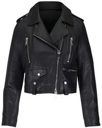 L'Agence - Blakely Biker Jacket - Lyst