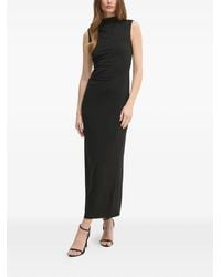 Ouí - Maxi-Jurk Met Col En Ruches - Lyst