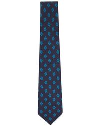 Kiton - Krawatte Mit Rautenmuster - Lyst