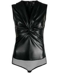 Versace - X Dua Lipa Knotted Bodysuit - Lyst