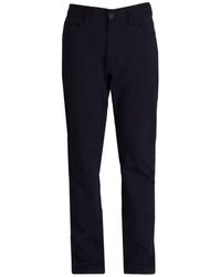 Emporio Armani - Low-rise Straight-leg Trousers - Lyst
