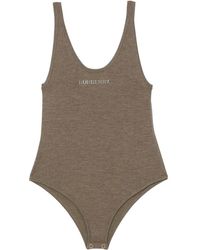 Burberry Knitted Sleeveless Bodysuit - Brown